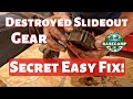 How to Repair Power Gear III Slideout Pinion Gear & Reprogram Slide Controller