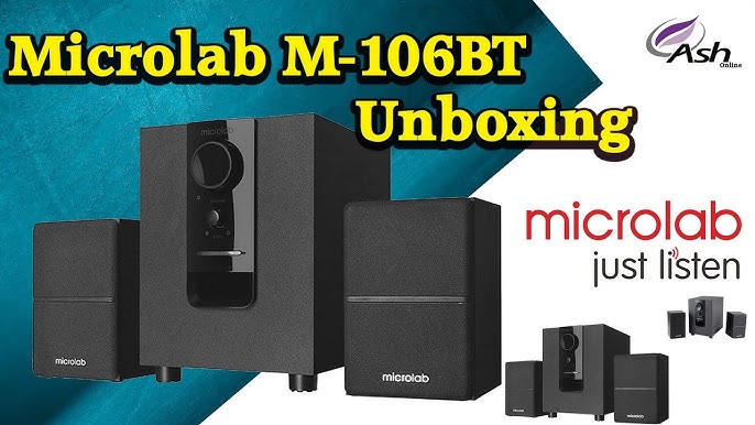 Microlab M-106BT Introduction unboxing #microlab #subscribe ...