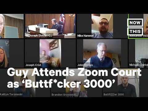 Judge Roasts Man in Zoom Court with Profane Username