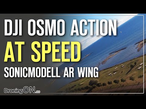 DJI Osmo Action + Sonicmodell AR FPV Wing AT SPEED!