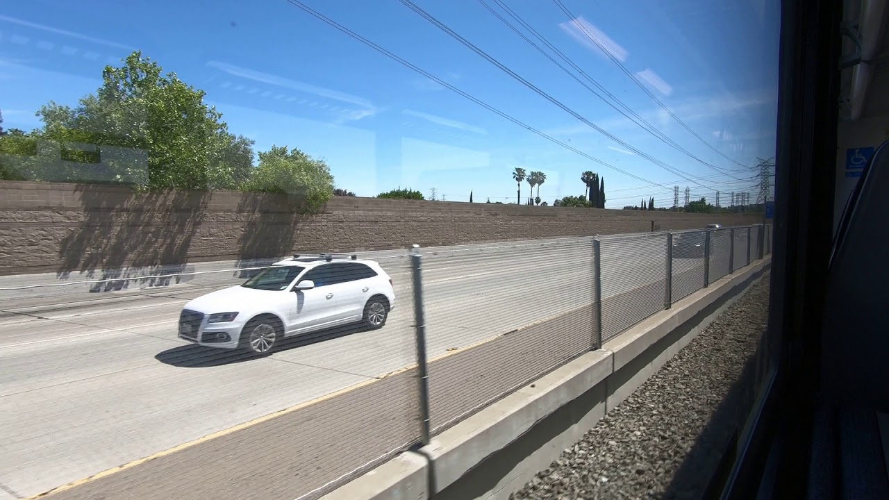 eBART train ride from Pittsburg Center to Pittsburg/Bay Point transfer