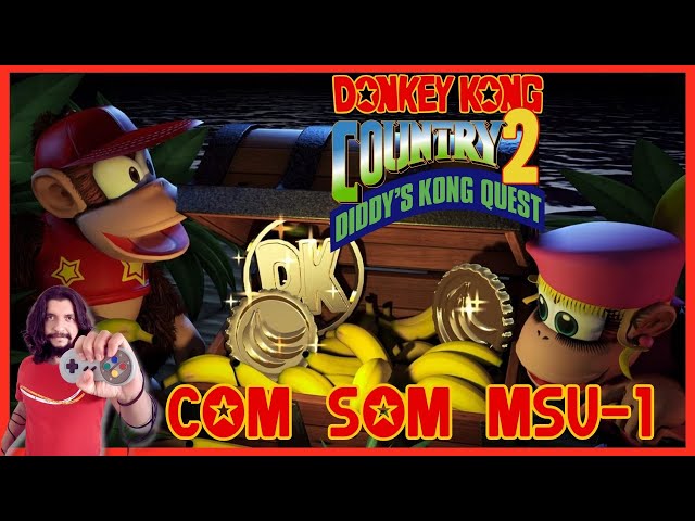 Macacadas no Navio - Donkey Kong Country 2 Ep. 1 - Gameplay SNES 