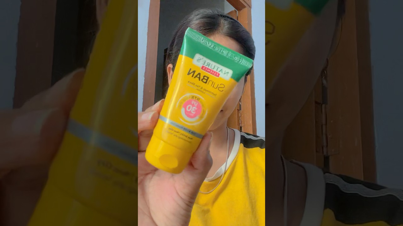 NATURE SunBAN sunscreen & Tan Block Lotion  