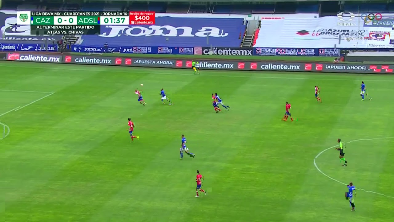 Gol de E. Hernández | Cruz Azul 1 - 0 San Luis | LIGA BBVA MX ...