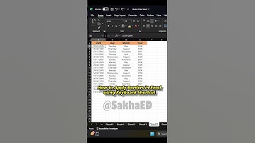 ⌨️ How to Apply Borders in Excel using Keyboard Shortcut | Excel Formatting Tips | SakhaED