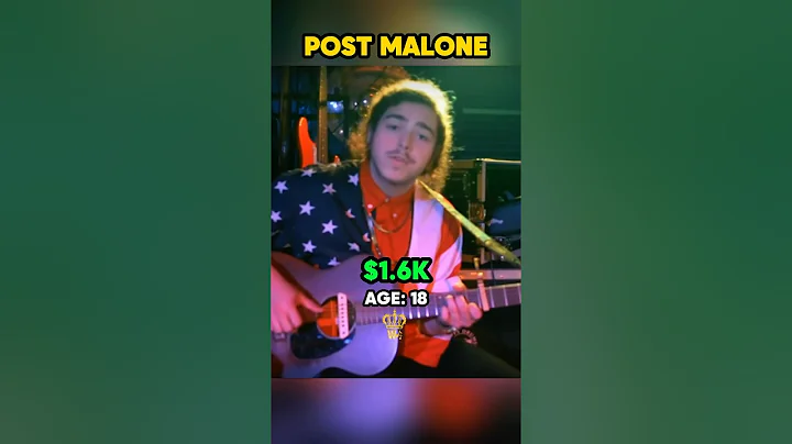 Post Malone's EVOLUTION: From Bedroom Beats to Global Superstar🔥🎤💰 (1995-2025) #evolution #shorts