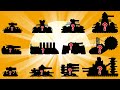 All series  mega boss vs mega tank   cartoons about tanknina tank cartoon