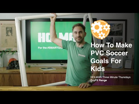 How To Make DIY Soccer Goals For Kids out of PVC Pipe