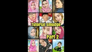 Tutorial smudge part#2 Bagian Mata dan Alis - Autodesk SketchBook Android