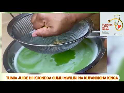 SAFISHA ONDOA UZITO NA ONDOA SUMU MWILINI