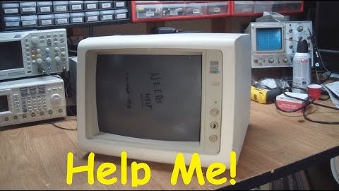 AE#219 Repairing An OG IBM 5154 EGA Monitor
