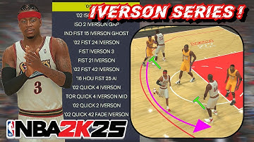 *CUSTOM* "Iverson Series" Offense In NBA 2K25 ! | Custom Playbook Tutorial