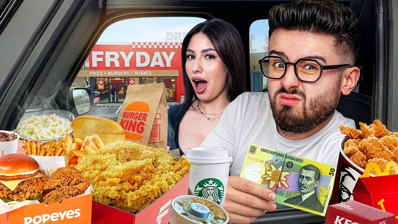 Ce Poti Manca Cu 50 Lei Ca si Cuplu La Drive Thru cu Iubita Mea