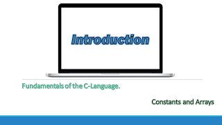 C-Programming- Learn 9 Constants & Arrays