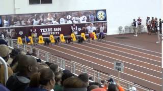 Anthony Vera 60 meters Texas A&M HS Indoor Meet