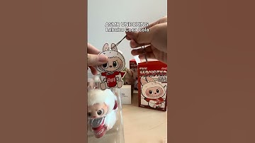 ASMR Popmart Unboxing Labubu Coca Cola #labubu #popmart #unboxing #blindbox  #tralabonbijoux