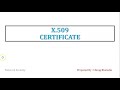 X.509 Digital Certificate Format | Explain different website digital certificate format