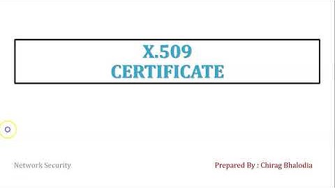 X.509 Digital Certificate Format | Explain different website digital certificate format