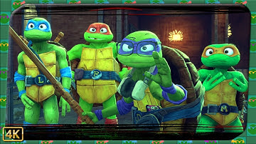TMNT: Mutants Unleashed ⁴ᴷ Full Playthrough (2-Players)