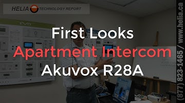 First Looks   Apartment Intercom   Akuvox R28A