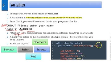 AQA 9-1 Computer Science - Unit 2: Data Types