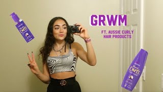 GRWM Curl Tutorial with Aussie