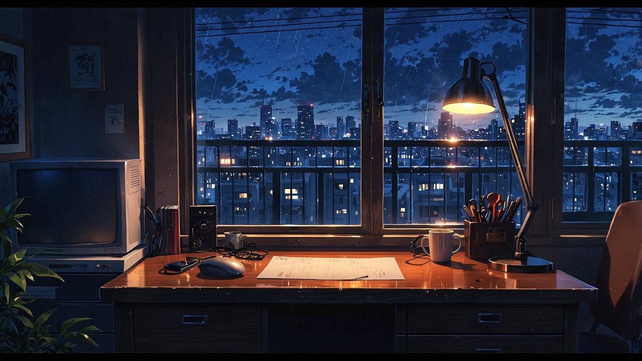 NIGHT CALM — Late Night Focus (Dark Ambient Trap, No Lyrics)