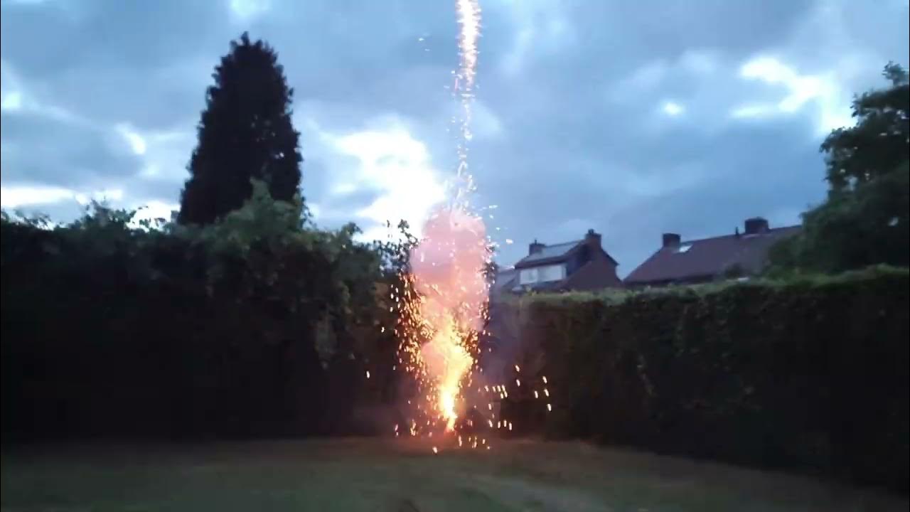 4" inch shell golden time rain tropic vuurwerk feuerwerk fireworks YouTube