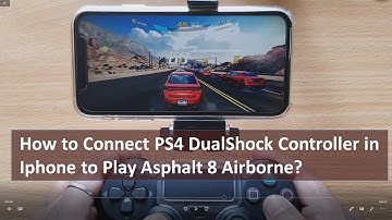How to Connect PS4 DualShock Controller in Iphone to Play Asphalt 8 : Airborne?