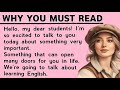 Why Should I Read in English | Graded Reader | Improve Your English | Listen And Practice