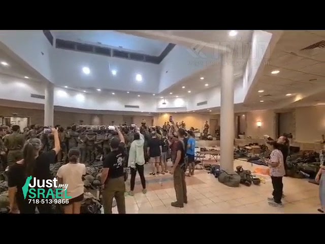 Israeli Soldiers Singing Praises to God before going to Battle