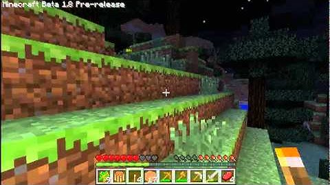 Minecraft Beta 1.8 Pre-Release 04 with Wolv21 and UncleGodFather