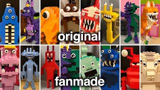 LEGO Garten of Banban 4 ALL Original vs ALL Fanmade Monsters