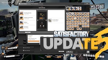 Satisfactory EP28 Base supply Cooling Systems and Turbo Motors