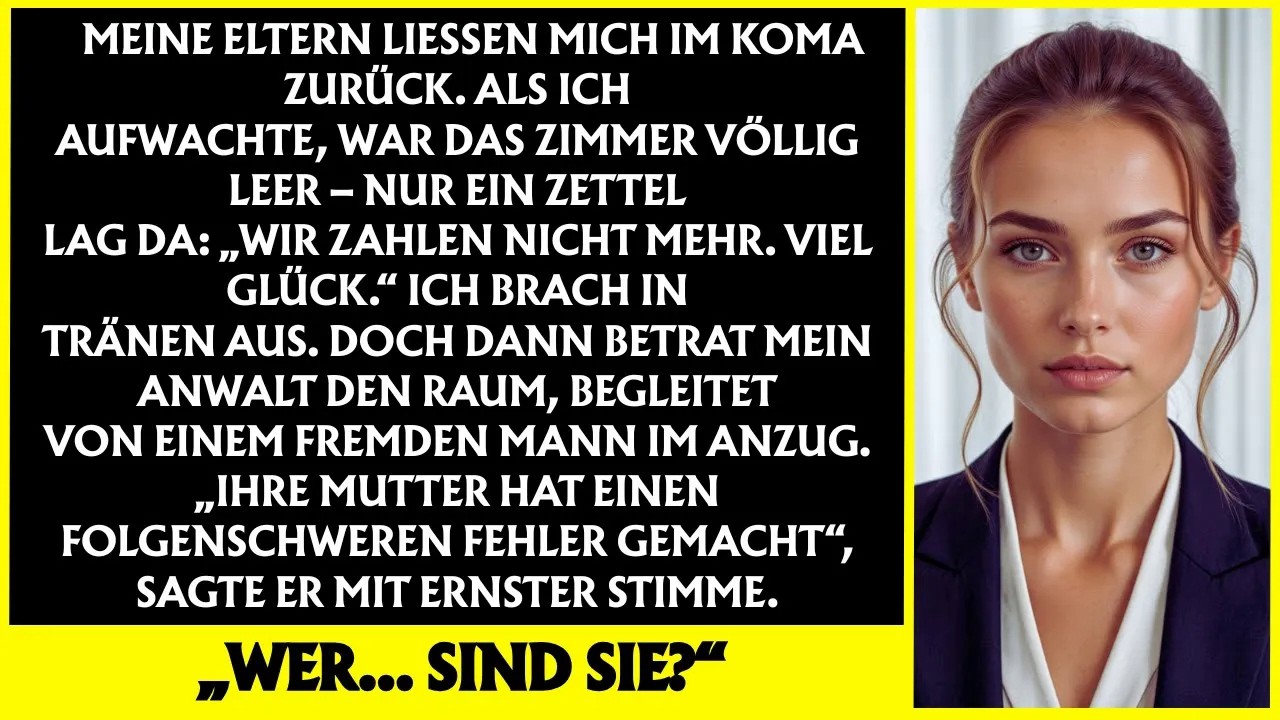 „Meine Eltern ließen mich im Koma im Stich… bis sie mein verborgenes Geheimnis entdeckten…“