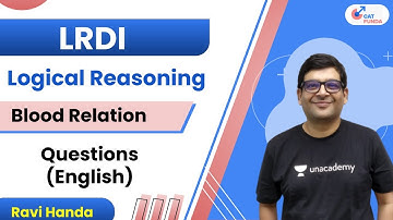 Logical Reasoning - Blood Relation - Questions (English) l CAT 2021 l LRDI l Ravi Handa