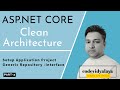 Application layer with generic repository  unit of work in aspnet core  interfaces  part3