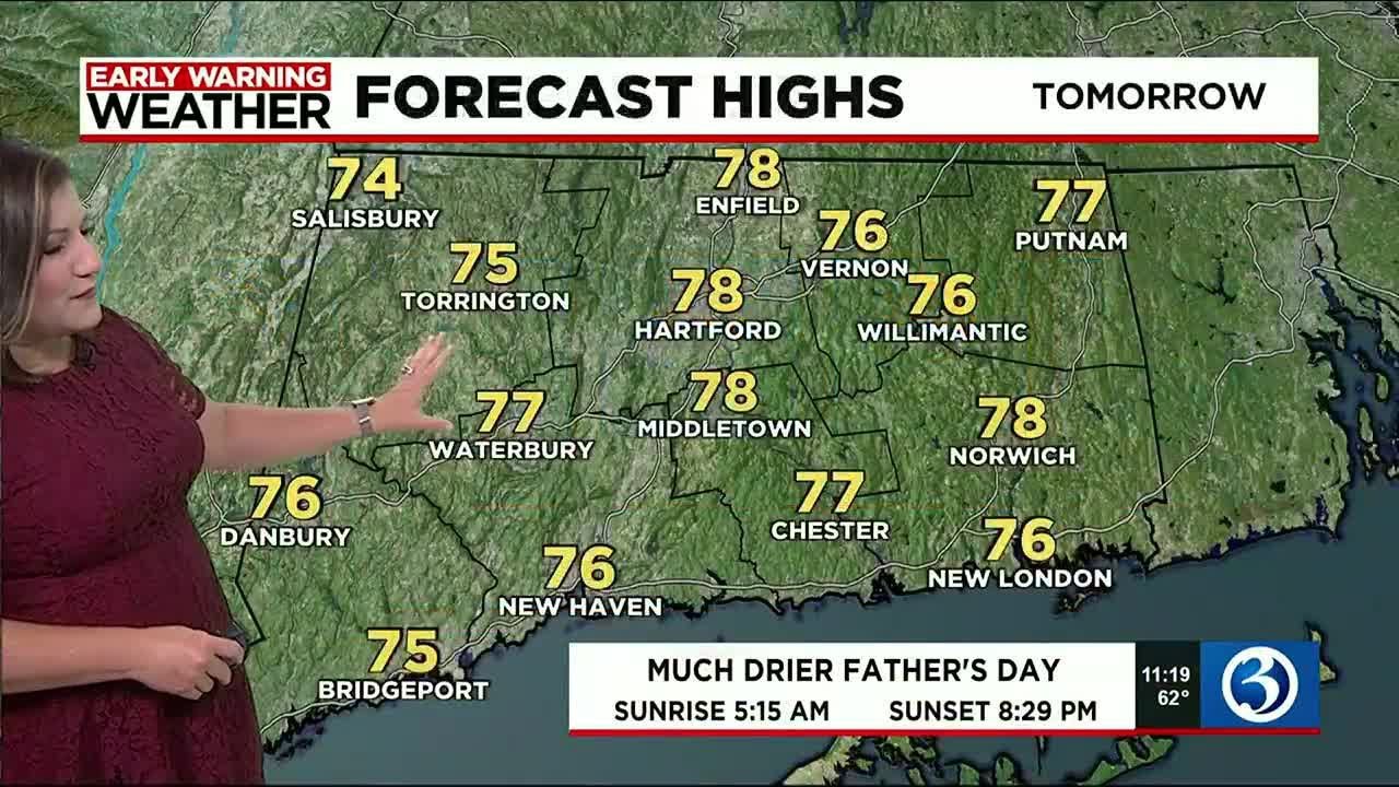 FORECAST: Much Lower Rain Chances For Father’s Day! - YouTube
