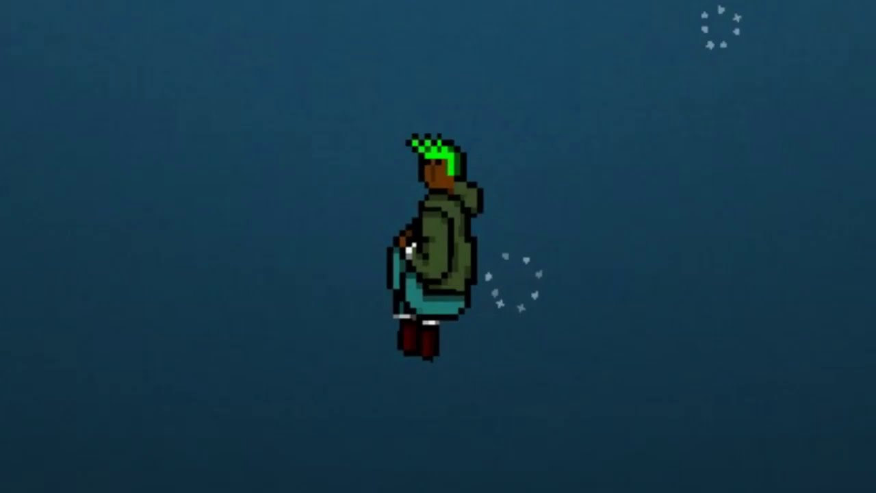 КуБеР БаГеР грустит под дождём в Hotline Miami 2