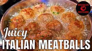 How to Make Italian Meatballs Like a Pro  Juicy Meatball Recipe