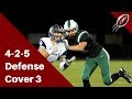 Coaching Cover 3 Coverage for The 4-2-5 Defense