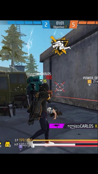 4v4 Custom Gameplay  ( FREE FIRE EDIT) #shorts #freefire