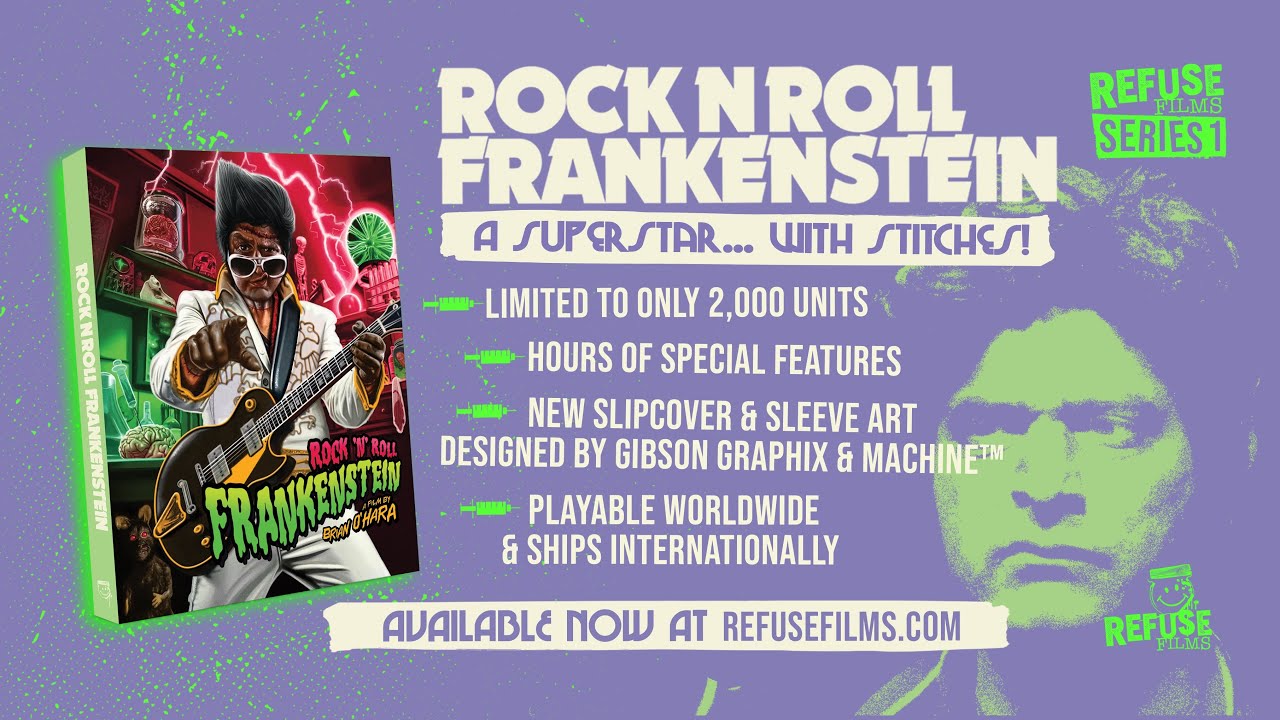 Rock N Roll Frankenstein (1999) Original Trailer / Refuse Films