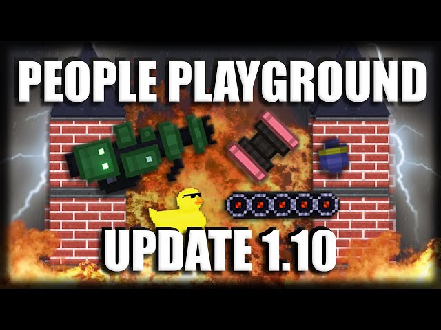 People Playground Update 1.18 - Propulsor de Ion, Lança, Flintlock entre  outros!