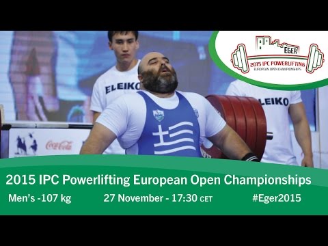 Men's -107 kg | 2015 IPC Powerlifting European Open Championships, Eger