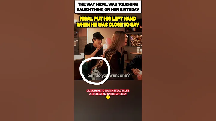 The WAY Nidal Wonder was TOUCHING Salish Matter thing w his hand😳#shorts #viral #trending #fyp #love