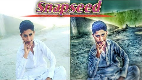 How To Joint Picture Editing Green Background | Snapseed New Tricks How To Use Snapseed