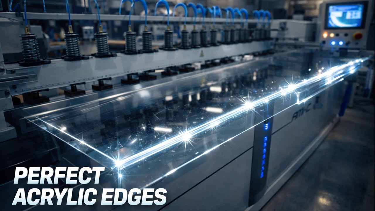 AMI CE Acrylic Edge Polisher: Before & After Results