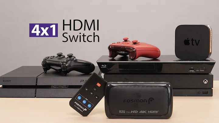 Best HDMI Switch For Xbox, PS4, Roku, Apple TV etc. (4K Supported)