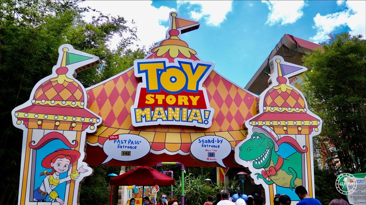 Toy Story Mania Complete Ride Experience in 4K Disney's Hollywood